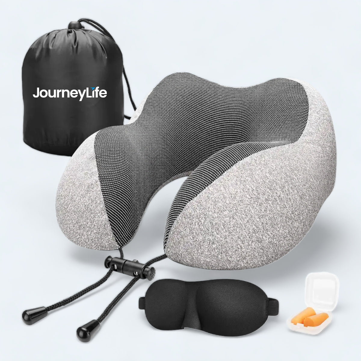 Journeylife nakkepude sæt grå