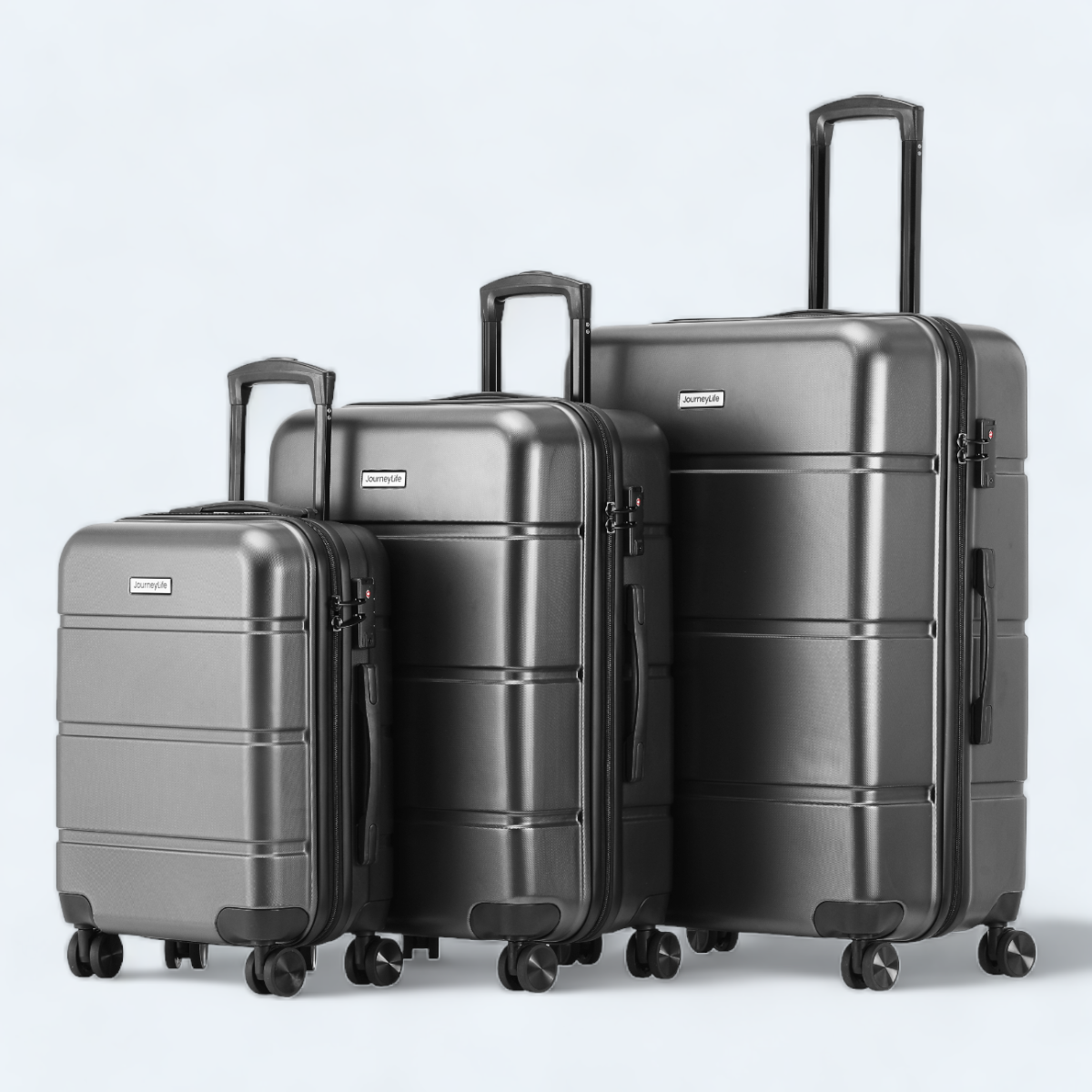 Grå = grå journeylife kuffertsæt grå